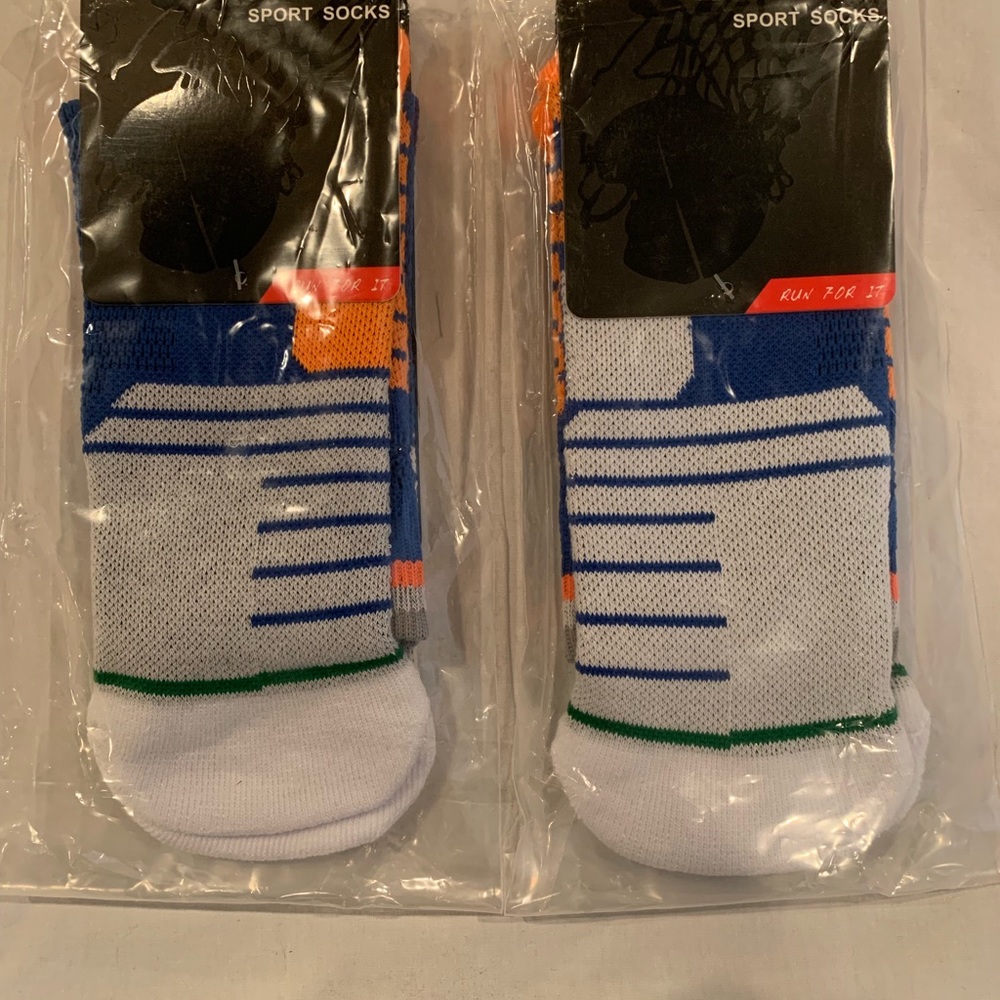 Socks, boys sports, brand new, 2 pairs